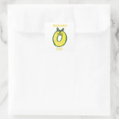 Chat banane jaune - mignon mème autocollant chaton (Sac)