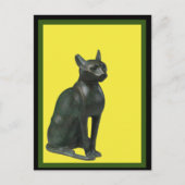 Chat Bastet égyptien, Carte postale Art (Devant)