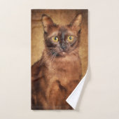 Chat birman Brown (Serviette à main)