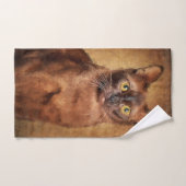 Chat birman Brown (Serviette à main)