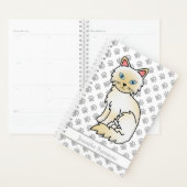 Chat Birman / Ragdoll Point Crème Et Pattes & Text (Devant avec enveloppe)