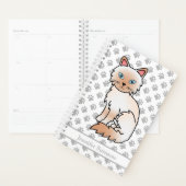 Chat Birman / Ragdoll Point Rouge Et Pattes & Text (Devant avec enveloppe)
