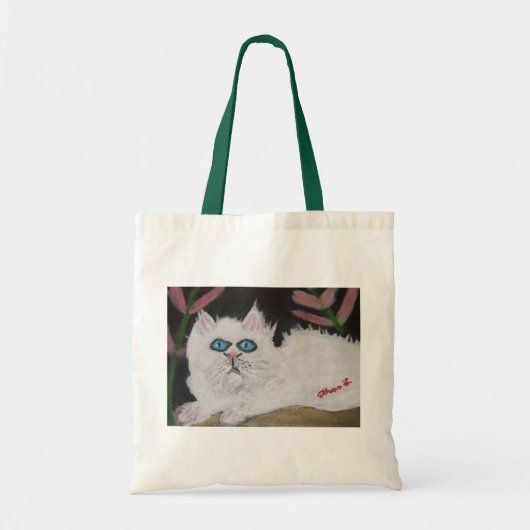 Chat blanc/Chat noir Sac fourre-tout (Devant)