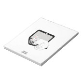 Chat Blanc Dormir Sur Le Bloc-Notes De L'Ordinateu (Tourné)