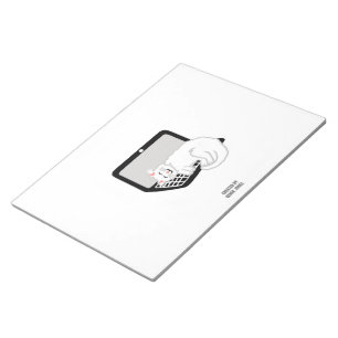 Chat Blanc Dormir Sur Le Bloc-Notes De L'Ordinateu