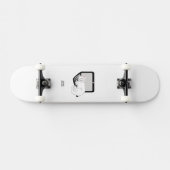 Chat Blanc Dormir Sur Le Skateboard Ordinateur Por (Horz)