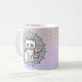 Chat blanc Fairy mug (Devant gauche)