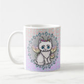 Chat blanc Fairy mug (Gauche)