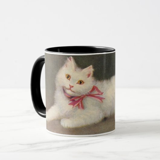 Chat blanc jolie ・ Sophie Sperlich ・ Mug (Devant gauche)