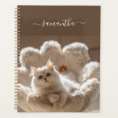 Chat blanc majestueux (Devant)
