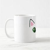 Chat blanc mignon Hétérochromie Mug (Gauche)