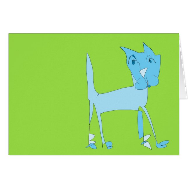 Chat bleu (Devant horizontal)