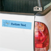 Chat Bleu avec Sticker de pare-chocs violon (Sur camion)