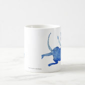 Chat bleu MING | Mug bleu et blanc (Centre)