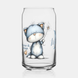 Chat bleu « Pour toujours et à jamais » Design de