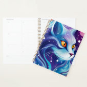 Chat bleu rêveur (Devant avec enveloppe)