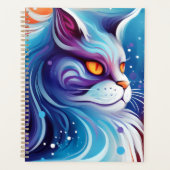Chat bleu rêveur (Devant)