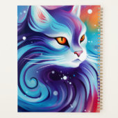 Chat bleu rêveur (Dos)