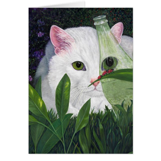 Chat, Bouteille de Coca et Ladybugs (Devant)