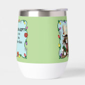 Chat cadeau de Noël Green Funny (Gauche)