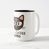 Chat + Café Combo Mug (Devant droit)