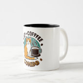 Chat + Café Combo Mug (Devant droit)