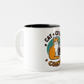 Chat + Café Combo Mug (Devant gauche)
