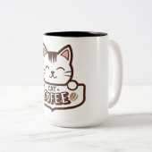 Chat + Café Combo Mug (Devant droit)