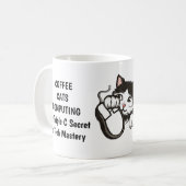 Chat, Café et Mug informatique (Devant gauche)
