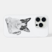 Chat calico en demi-teinte (Verso Horizontal)