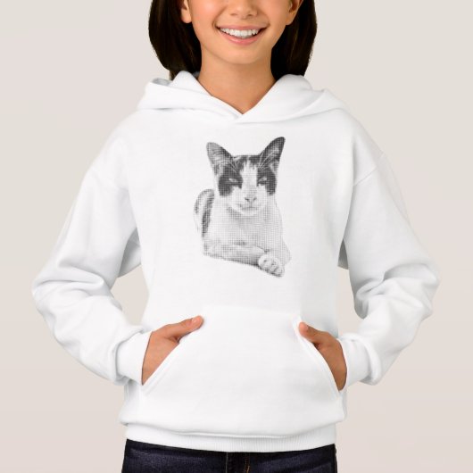 Chat calico en demi-teinte (Devant)