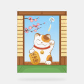 Chat Calico Lucky Japonais, Maneki Neko (Recto)