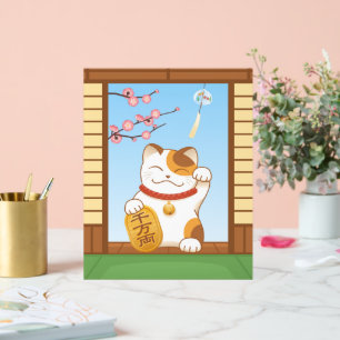 Chat Calico Lucky Japonais, Maneki Neko