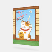Chat Calico Lucky Japonais, Maneki Neko (Angle)