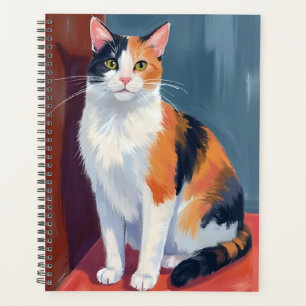 Chat calico Peinture aquarelle joli chaton anima