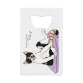 Chat calicot fantaisiste violet classe (Devant)