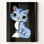 Chat Carnet spirale (Dos)
