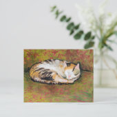 Chat, Carte postale Macke August (Debout devant)