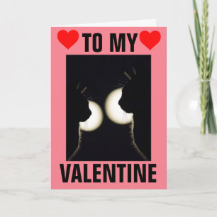 CHAT CATS LA JOURNÉE DE VALENTINE JE T'AIME CARTES
