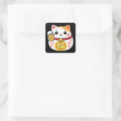 Chat chanceux Maneki Neko autocollants (Sac)