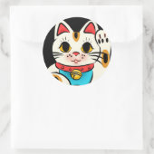 Chat chanceux Maneki Neko autocollants (Sac)