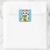 Chat chanceux Maneki Neko autocollants (Sac)
