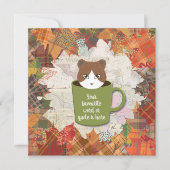 Chat Chat Chat Plat Carte de remerciements (Devant)