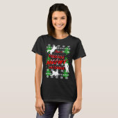 Chat Chemise de Noël, Noël Chat Femme TShirts (Devant entier)