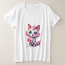Chat Chéri – Tee Chat Kawaii Pastel