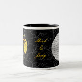 Chat & Chouette Halloween Mariage Mug (Centre)