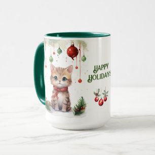 Chat Christmas Mug