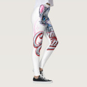 CHAT CHROME "Meow vibes" leggings (Droite)