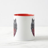 Chat Coeur Rouge Mug (Centre)