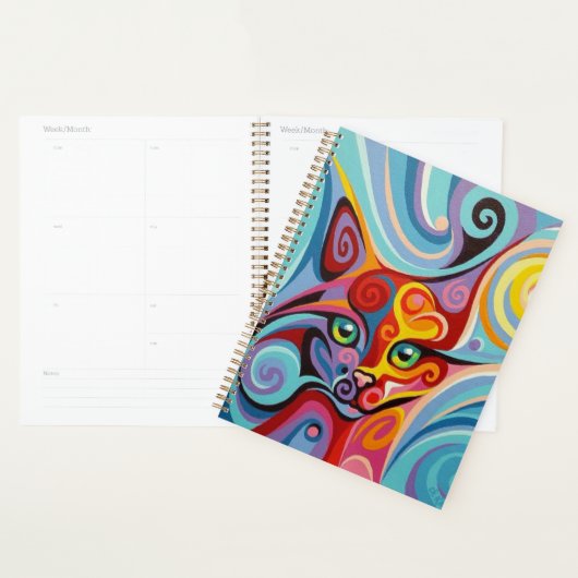 Chat coloré (Devant avec enveloppe)